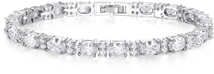 EVER FAITH Damen Full Bling Zirkonia Elegant Armband Armkette