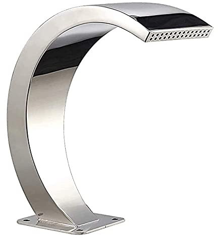 HUIBBGO Fontane per Piscine, Piscine rettangolari a Cascata, fontane da Giardino a Cascata, fontane da Piscina in Acciaio Inossidabile a Cascata