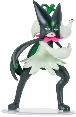 Pokémon PKW4080 - Battle Feature Figur Maskagato 11,5 cm, offizielle Figur