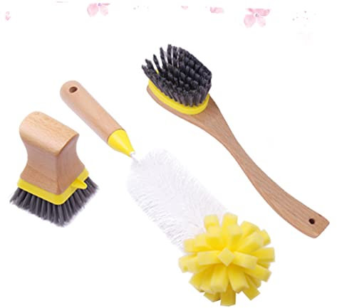 KICHOUSE Cepillos Limpiadores De Cocina para Lavar Platos Esponja para Lavar Esponja De Limpieza para Limpiar Recipientes Ollas y Sartenes