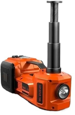 cric per auto cric per trasmissione Cric per auto elettrica 5 tonnellate, kit di sollevamento idraulico per esterni, cric per sollevamento da pavimento 3 in 1 con pompa ad aria e chiave(5.3-14.2inch)