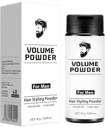 Polvo de estilismo – 15 g de polvo para dar volumen | Lift ligero de raíces con fuerte agarre y plenitud natural para hombres y adultos
