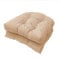 PLCIVSA Juego de 2/4 Cojín para Silla de Jardin Impermeable 48×48cm Cojines para Sillas de Patio para Muebles Cojín en Forma de U,Terraza,Cocina,Hogar(Color1,2pcs)