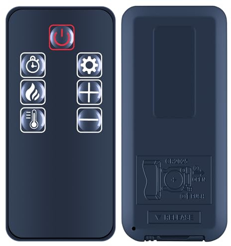 GOUYESHO Nue Ersatz Fernbedienung Kompatibel mit YITAHOME Elektrokamin SE105-23G