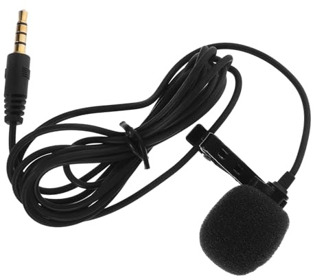 TOVINANNA Kondensatormikrofon Satz mit 1,5m Kabel Omnidirektionales Mikrofon Plug and Play Funktion und Geräuschunterdrückung für Outdoor Aktivitäten und Indoor Aufnahmen