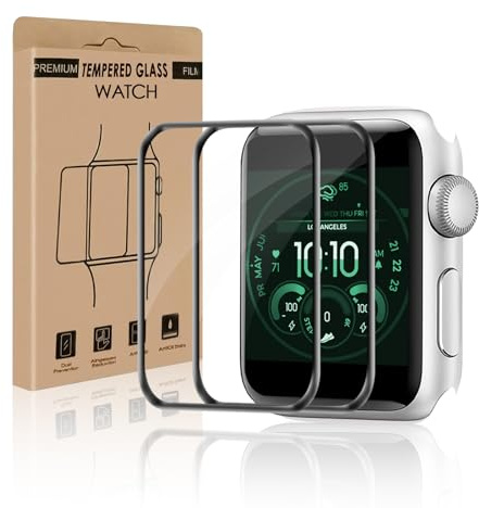 Bodyguard 2 Stück Schutzfolie für Panzerglas für Apple Watch Series 4/5/6/SE 40mm, Ultra-HD 3D Curved Anti-Kratzer Apple Watch SE 40mm Displayschutz, Anti-Schmutz Anti-Öl iWatch 6 40mm Schutzglas