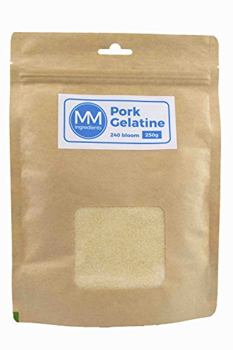 Pork Gelatine Powder 250g 240 Bloom Professional grade
