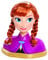 JP Disney Styling Die Eiskönigin Deluxe Styling Kopf, ohne Farbe 32571 39.4 x 17.5 x 32.4 cm