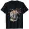 Blumen Schmetterlinge Radfahrerin Geschenk Fahrrad T-Shirt