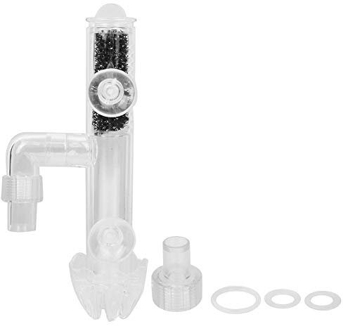 Acuario superficie Skimmer acrílico transparente eficaz película descremadora depósito de peces eliminación de la película de aceite para agua dulce o salada