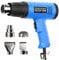 Pistola ad Aria Calda, SEEKONE Pistola Termica 2000W, 2 Temperatura (300°C/600°C) e 4 Ugelli, Nucleo Riscaldante in Ceramica, Protezione da Sovraccarico, per Rimuovere Vernice, Riscaldamento in PVC