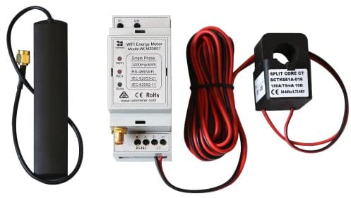 IAMMETER Bi-directional, Din Rail,Split Core CT,Solar PV System monitoring,Power Usage Monitor, Modbus TCP/RTU, Home-Assistant,NodeRed,Openhab,Iobroker,Single Phase Energy Meter,WiFi,150A,CE,FCC