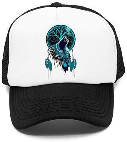 Wolf Indisch Schamane Kinder Kappe Baseball Rapper Cap