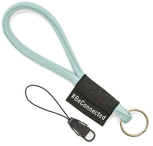 stylected Schlüsselband kurz als Schlüsselanhänger (15cm) - Band mit Ring für Schlüssel, Ausweis, Handy, Kamera - Lanyard für Herren, Damen & Kinder