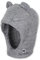 Sterntaler Unisex Baby Schalmütze aus Wolle (Merino) Mütze, Silber Melange, 45