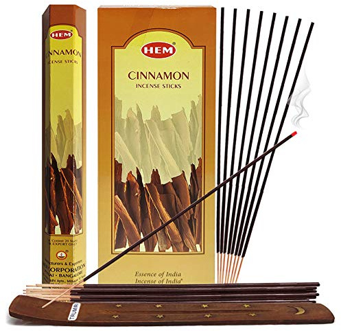 TRUMIRI Bastoncini di incenso alla cannella, 6 pacchi da 20 pezzi ciascuno