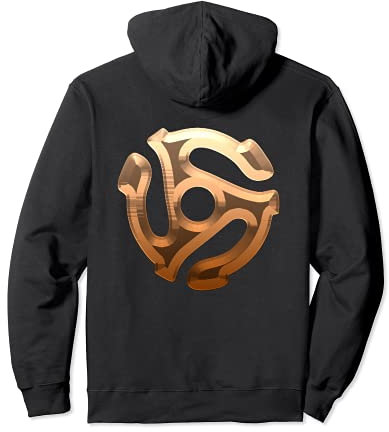 Adattatore per giradischi in vinile da 45 giri Giradischi Felpa con Cappuccio