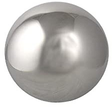 Rivanto® Garten Deko Rosenkugel Set Ø10 cm Edelstahl Kugel Größe S für Garten & Teich, hochglänzend, Hexenkugel für Balkon, Terrasse, Beet