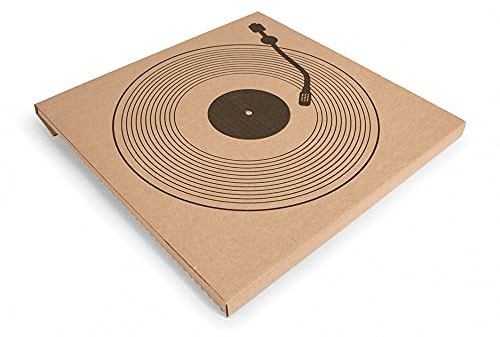 Kartonverpackung für Schallplatten 325x325x20mm Starker Karton 3-Lagen-Paketlagerung Versand Geschenk Schallplatte Storage (40)