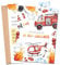 MeinBaby123® 10 Einladungskarten Kindergeburtstag Jungs | süße Geburtstagseinladungen für Kinder | Feuerwehr Einladungskarten | inkl. 10 Briefumschläge | Premium Qualität (Feuerwehr V2)