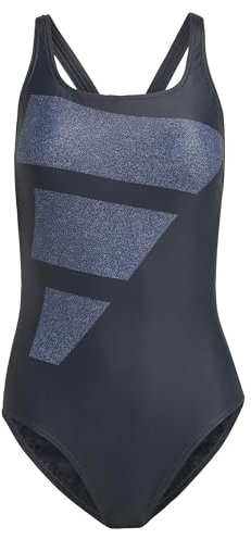adidas Big Bars Suit Badeanzug Black/Silvio/White 36