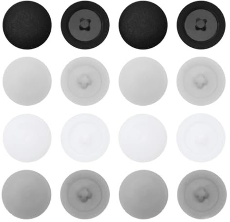 400 Pcs Press Fit Screw Cap Furniture Phillips Head Screw Covers Plastic Screw Head Cap for Furniture Cabinet Shelf