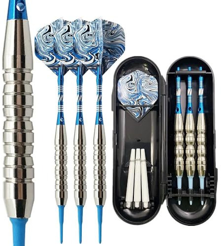 Omana 03 Stück Nylon Soft Tip Professionelle Dartpfeile 21g Wettbewerbsfähige Dartpfeile Indoor Sport Werfen Elektronische Dartpfeile Set