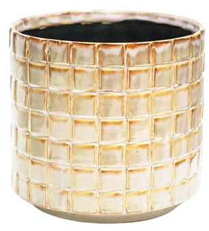 Ivyline Pflanzgefäß, Keramik, Elfenbein, 17 x 18 cm