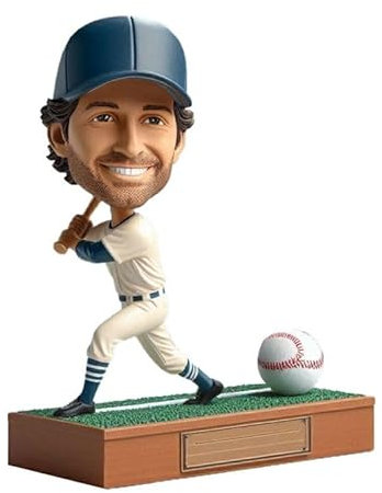 mydedor Individueller Wackelkopf, personalisierter Wackelkopf für den ganzen Kopf, handgefertigte Wackelköpfe, personalisierbar als Geschenk für Erwachsene