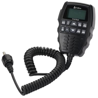 Cobra 75 All Road CB Radio Micrófono inalámbrico con conectividad Bluetooth - AM/FM, impermeable, paquete de 1