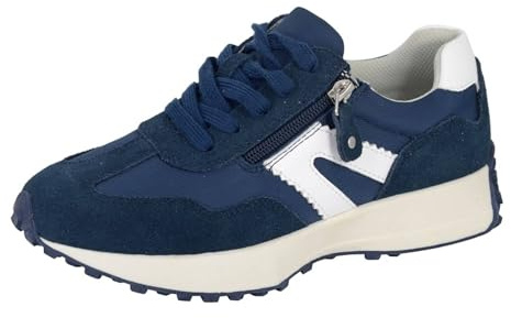 Cipriata L645C-4 Ferrara Womens Glam Trainer Navy Size 4