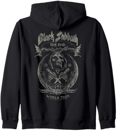 Offiziell Black Sabbath The End World Tour Band Heavy Metal Kapuzenjacke