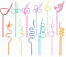 12 Pcs Colorful Curly Straws – Reusable Party Straws for Drinks, Durable and Fun Drinking Straws