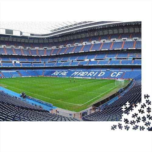 Santiago Bernabéu Stadion 1000 Teile Puzzles Puzzle Erwachsene Pädagogisches Spiel Herausforderung Home Dekoration Geschenke Für Erwachsene 1000pcs (75x50cm)