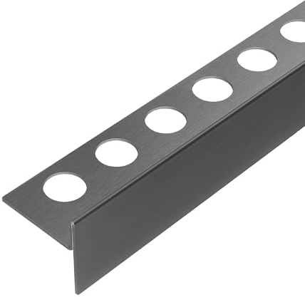 Balneo Bodenprofil Gefälleprofil, Edelstahl, 120 cm, rechts, Gun Metal | Edelstahl AISI 304, Gefälle zur Rinne, für bodengleiche Duschen, kürzbar, Länge 120 cm, 2 J. Garantie