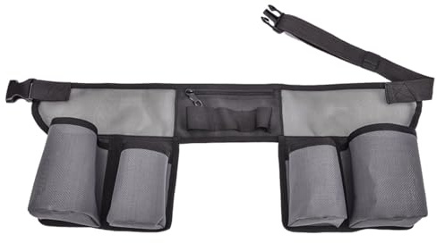 Cleaning Tool Belt, Window Cleaning Belt Tools Pouch with 4 Pockets,Heavy Duty Utility Tool Belts,Adjustable Nylon Waist Tools Bag,Portable House Cleanings Supplies for Housekeeping Gardener