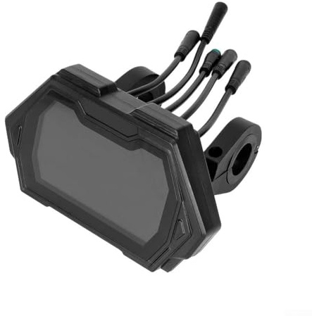 MeevrgR Trottinette électrique LCD pour tableau de bord Kukirin G2 Pro G2 Max/G2, écran étanche avec indicateurs de vitesse et de niveau de batterie, compatible avec G3 Pro, noir (FEIMI-4)