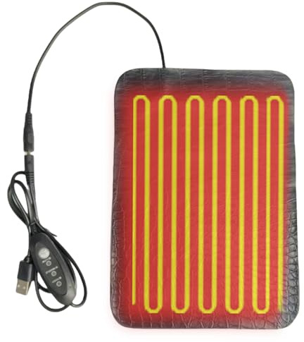 Reptile Heating Pad,3 Temp Settings Terrarium Warmer | Hermit Crab Heating Pad - for Turtle Lizard Frogs Hermit Crab Small Animals Spider Leopard Gecko