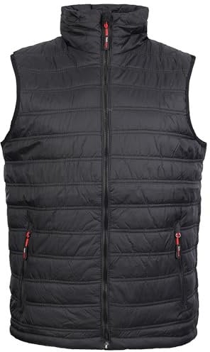 TuffStuff Men's 235 Elite Ribbed Bodywarmer, Black, Size Large