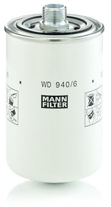 MANN-FILTER, WD 940/6 Ölfilter | Für Off-Highway, Hohe Filtrationsleistung, Optimaler Motorschutz, Hochwertige Dichtung, Echte OE-Technologie