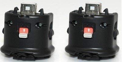 Wii Motion Plus Adapter for Original Nintendo Wii Remote Controller(black,set of 2) (Renewed)