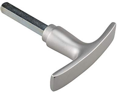 INTRA-TEC Torgriff Garagentorgriff Griff Garagentor Alu F1 8 x 60 mm