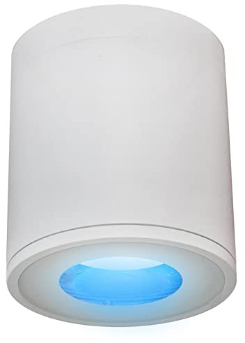 Planetitaly Lampada da parete o soffitto led RGB per ambienti umidi box doccia bagno turco vasca IP65 Dimmerabile programmi di luce cromoterapia