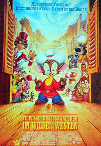 Feivel der Mauswander Filmplakat 120x80cm gefaltet (G)