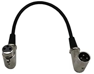 3 XLR Stecker XLR Buchse Rechtwinkliges Mikrofon Verlängerungskabel