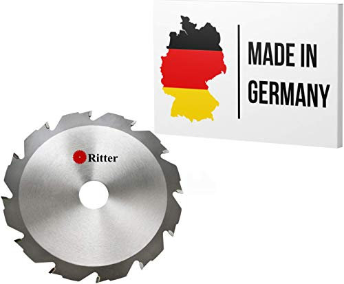 Ritter ® Sägeblatt 125X20 | Kreissägeblatt 125 X 20 Holz | Geeignet für Handkreissäge, Kappsäge und Tischkreissäge von Bosch, Makita, Metabo usw. | Handkreissägeblatt | Kreissägeblätter Hartmetall