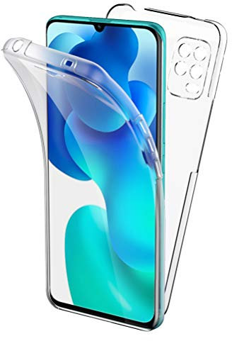 Max Power Digital Coque pour Xiaomi Mi 10 Lite 5G Silicone Transparent Housse Antichoc Double Face 360 Degrés Etui Arrière et Avant - Protection Complète de Votre Téléphone Portable