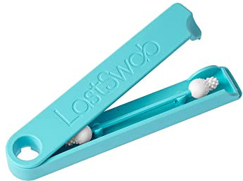 LastSwab® Wiederverwendbare Wattestäbchen Baby - Ohrenstäbchen Baby – Baby Ohrenreiniger - Wattestäbchen Wiederverwendbar - von LastObject - Zero Waste – Recycelte Hülle… (Türkis)