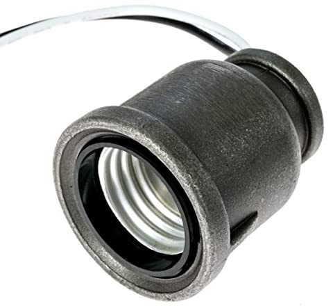 Iron Pipe Lamp Socket That fits 1/2 inch Iron Pipe (NPT)