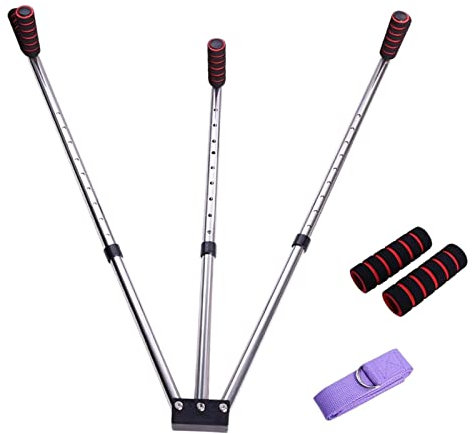 F Fityle 3-Beinstrecker Training Trainingsgerät Trainingsgerät Beinspalt-Stretching- Spreizer für Kampfsport-Balletts MMA-, 9 Löcher